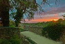 Gordes, coucher de soleil